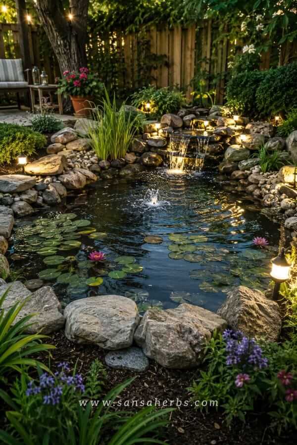 diy-water-feature (1) diy water pond