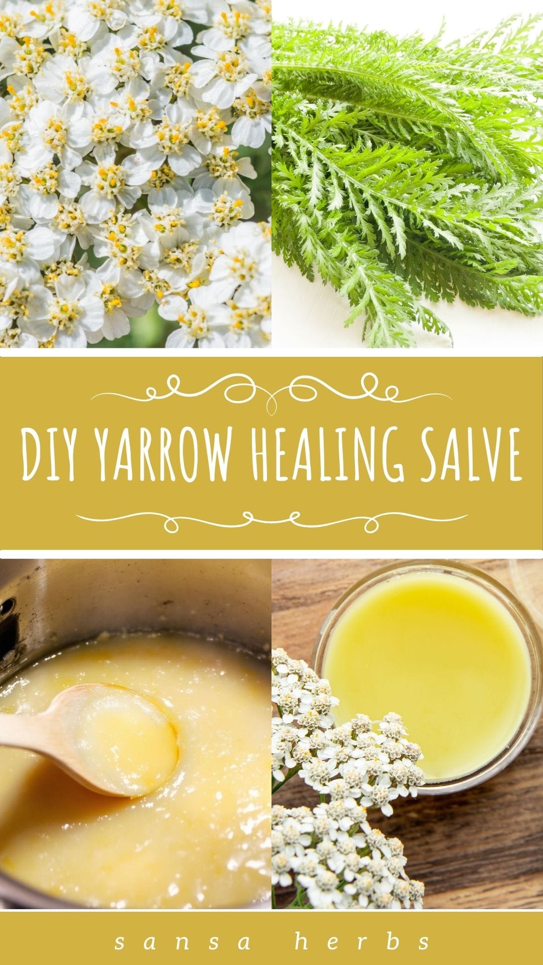 diy yarrow healing balm