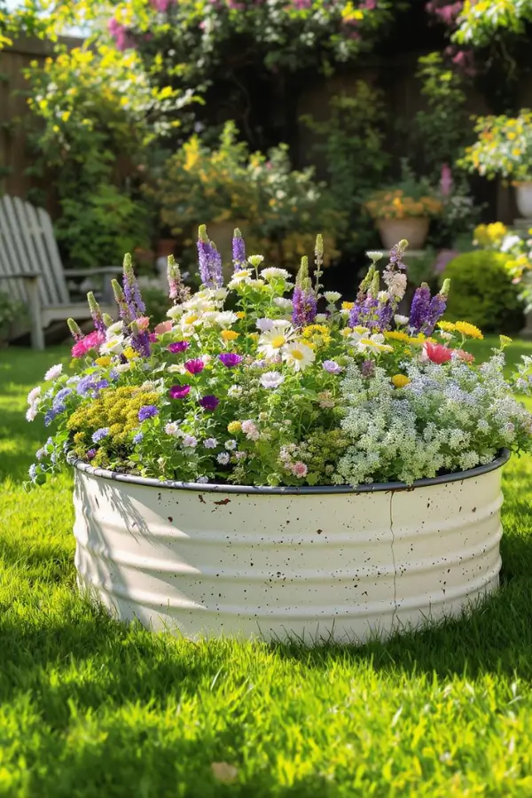 galvanized raised garden bed