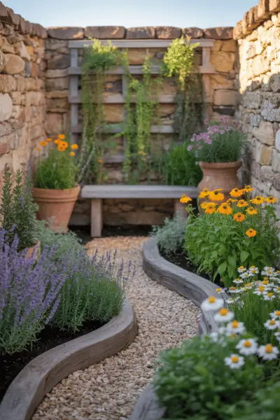 quaint-medicinal-garden small, quaint medicinal garden